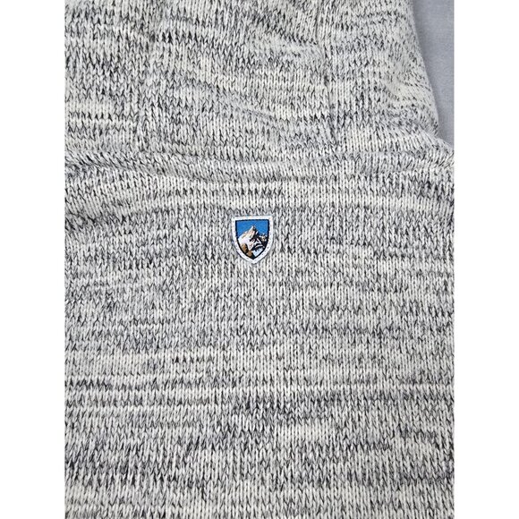 KUHL Women’s Alaska Vest Medium-P Heather Gray Hooded Fleece Full Zip - Picture 8 of 16